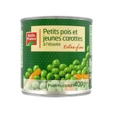 Petits Pois et Jeunes Carottes Belle France ( 800g )