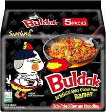 Nouilles Buldak Hot Chicken (Pack de 5)