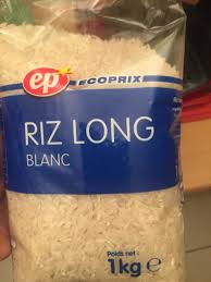 Riz Long Blanc Ecoprix ( 1kg )