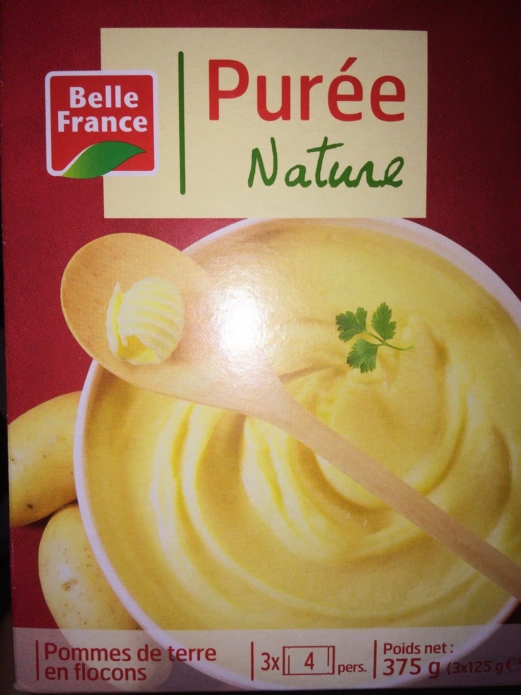 Purée de Pomme de Terre Nature (375g)